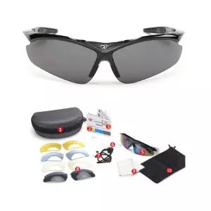 B19 로베스본 5종 편광 선글라스 UV400 스포츠 자전거바이크 용고글 스글라스 자전거용