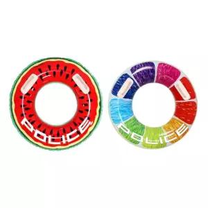 여름 물놀이 수박 오렌지 손잡이 원형 튜브 성인 어린이 아동 수영 이용품비치 이튜브