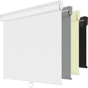 창문용 크리스 도와 블랙아웃 롤러 그늘막 개인정보 보호 스트라이프 패턴 무선 풀다운 도어 블라인드 거실