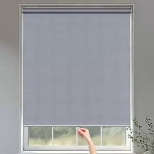 5월 색상 100 블랙아웃 롤러 창문 그늘막 25인치 x72인치 프리 스톱 풀다운 창문용 단열 방수 원단 실내