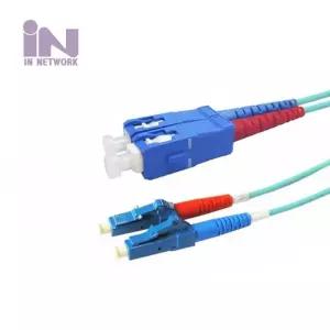광점퍼코드 OM3 LC-SC 10G 멀티모드 케이블 20M 옵티컬 피그테일 네트워크 SC커넥터 패치 분배함연결