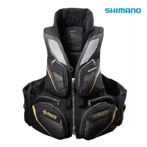 윤성 시마노 구명복 VF-130Y 블랙 LTD PRO 플로팅 구명조끼 바다 선상 갯바위 낚시 조끼