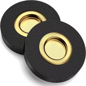 강화된 구리 합금 베이스 현악기 액세서리 첼로 록 스톱 엔드핀 스탠드 홀더가 있는 매트용 Facmogu 2PCS