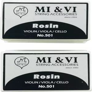 MI VI 라이트 로진 올 내추럴 미디엄 바이올린을 위한 비올라 첼로 2팩