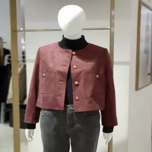 [에꼴드파리] (미센스)라운드 스웨이드 재킷 D02MB59LEMD02Z