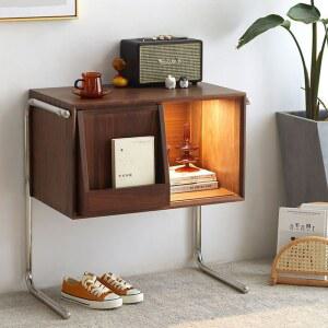 턴테이블 수납장 수납 엔틱 보관함 엘피 카페 보관 거치대