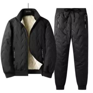 세이네스 남자 겨울 작업복 패딩 혹한기 방한복 양털 남성 기모 트레이닝복 점퍼 바지 세트