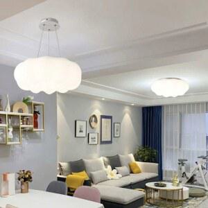 구름 조명 구름등 카페 아이방 전등 샹들리에 키즈카페 천장등 65cm