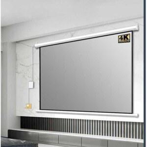 전동 100인치 빔스크린 4K 거실 Screen 침실 홈시어터