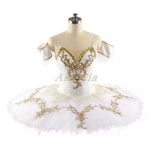 발레복 체조 스커트 화이트 투투 공연의상 소녀 튜튜 발레리나 멜빵 백조댄