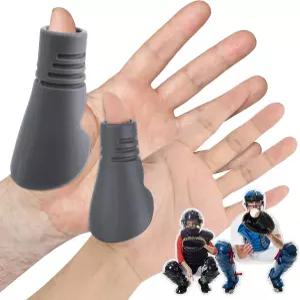 야구 및 소프트볼 포수 장비용 엄지 보호대 실리콘 방패 잡기 훈련 보조 도구 손바닥 손 부상 쏘임 방지용