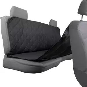 커스텀 액세서리 퀼트 펫 해먹 시트 커버 반려동물용 카시트 유니버설 핏 자동차 트럭 SUV 프로텍터 - 블랙