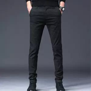 남자겨울출근바지 기모슬랙스 체크팬츠 30대 기모바지