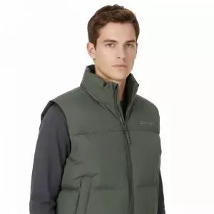 [디스커버리]{매장정품} 디스커버리 25FW 여성 올리브 크롭 패딩 베스트 조끼 DWDV91056 1181001