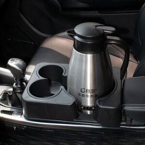 차량용커피포트 카포트 대용량 온도조절 화물차용 블랙 스마트 전기 커피포트 히팅텀블러 커피