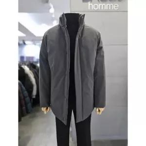 [바쏘옴므]바쏘옴므 세이브존03 바쏘옴므 남자 겨울 그레이 하프 헝가리 구스 패딩 점퍼 WSAQAZ4UA52A (447