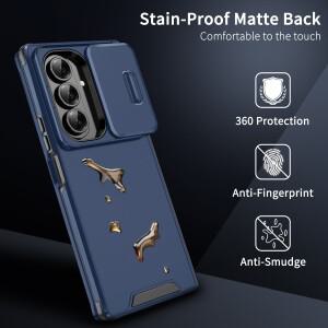 삼성 호환 Z 폴드7 케이스 슬라이드 카메라 폰 커버 갤럭시 호환 7 펀다 아머 충격 방지 렌즈 보호