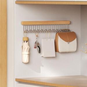 옷장용 옷걸이 바 다기능 풀아웃 훅 랙 슬라이딩 공간 절약형 봉 스카프용