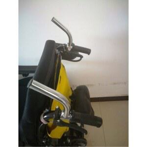 훈스홈 휠체어 연장 받침대 핸들 실버24CM무광 나사 길이연장 프레임 보조 높이