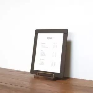 국산 테이블용 A5 텍스타일 아크릴판 우드받침 POP 컨퍼런스 식당 특가POP 행사