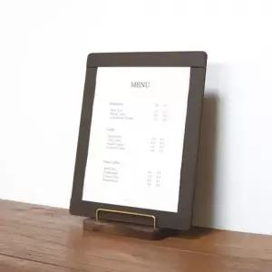 국산 테이블용 A4 텍스타일 아크릴판 우드받침 POP 공공기관 컨퍼런스 안내판