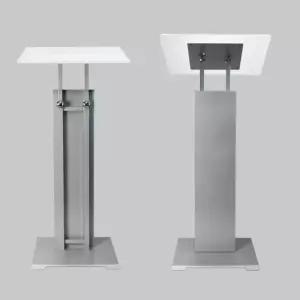 국산 화이트 아스텔 안내 간판 메뉴판 철제 거치대 480 식당 피트니스 포럼 약국