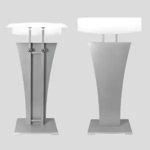국산 화이트 아스텔 안내간판 실버 철제 메뉴판거치대 520x400 철제배너 세미나