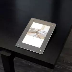 국내산 테이블용 A5 자석식 아크릴 꽂이 철제 POP 안내 메뉴판 가격고지 특가POP