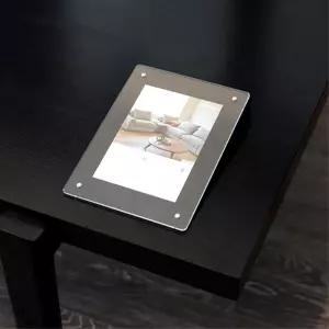 국내산 테이블용 A4 자석식 아크릴 꽂이 철제 POP 광고 병원 비치용 특가POP