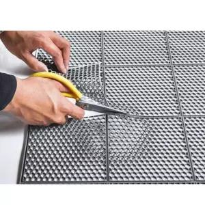 바닥 롤매트 고무시트 산업용 벌집 현관 pvc 격자롤 레드허니콤킹미끄럼방지및내마모