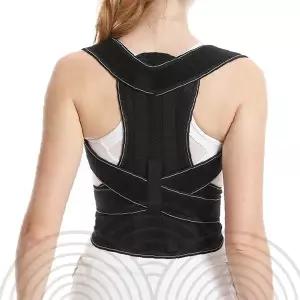 자세교정기 허리 척추 바른자세 밴드 어깨 등 허리 고정 통기성 메쉬 소재 착용 편안한 체형 관리