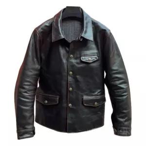 말가죽자켓 말가죽 항공 디스트레스드 오토바이 재킷