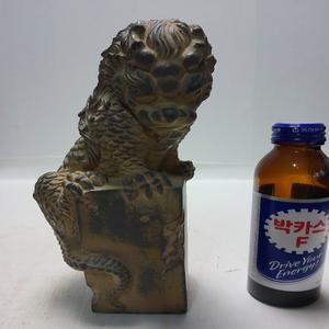 자사석 조각 비슈 옥쇄 높이21cm무게1.2kg 단초마을 골동품/수집품/도자기