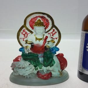 티벳 천연 수정 관세음 불상 높이12cm무게418g 단초마을 골동품/수집품/도자기