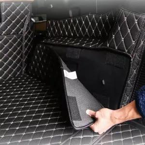 트렁크매트 트렁크매트 KHAN칸 모하비더마스터 카본 가죽 5인승 1개 사계절 트렁크매트