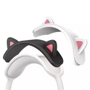 에어팟맥스 전용 고양이 실리콘커버 헤어밴드 AirPods MAX 헤드셋 머리띠