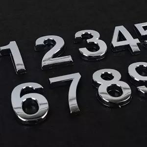 입체형 볼록 은색 숫자 스티커 호실 안내판 1P 소 (KYR-WC3F2E8)