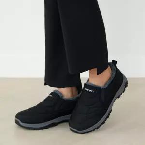 슬레진저 남녀공용 방한 털 슬립온