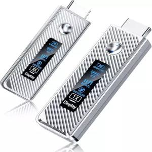 무선 HDMI 송신기 및 수신기 4K 디코딩 1080P@60Hz 울트라 HD 출력 328Ft/100M 익스텐더 2.4G+5G 플러그 앤