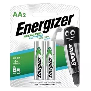 에너자이저 니켈수소 충전지 AA 2입 (2알)
