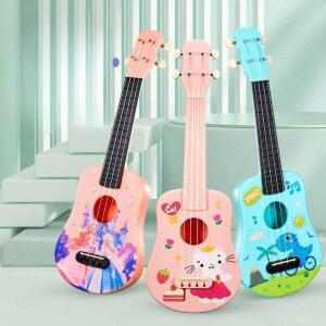 우쿨렐레 초보자 입문자용 음악수업용 배우기 교육용 21인치 초보자를 교육 핑크 방과후