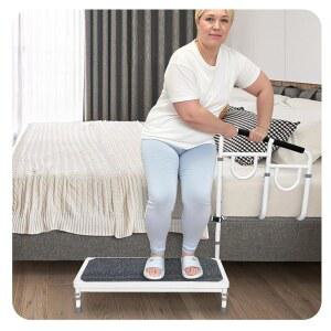 - - 위한 침대 400파운드 및 침대를 스텝 강화합니다 레일이 손잡이가 보조자가 높은 스툴 있는 성인 스툴을 있는