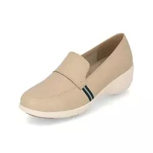 엘칸토 HC14 여성 쿠션굿 염소가죽 웨빙띠 컴포트 몰드 로퍼 5cm LCWC06U613