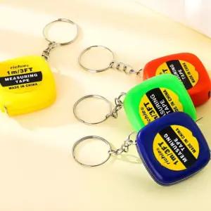 휴대용 미니 1M 열쇠고리 줄자