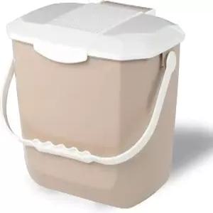 음식물 쓰레기를 위한 노바 프로덕츠 주방 퇴비통 ？ 2갤런(8L) 조리대 퇴비 용기 필터 포함 냄새 저감 뚜껑