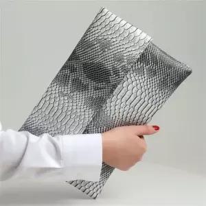 3way 입체 고퀄 뱀피 엠보 클러치백 숄더백 화이트 그레이 악어백