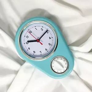 무소음 레트로 인테리어 타이머 벽시계 미니 스카이 인테리어 레트로 빈티지 1950