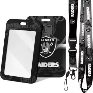 축구 팬을 위한 랜야드가 있는 Aoole 배지 홀더 하드 플라스틱 키 카드 워크 슬리브 학교 공장 신분증 신용