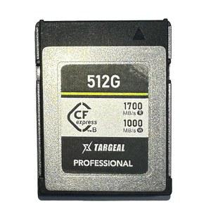 TARGEAL 시큐어 디지털 메모리 카드 CFExpress 타입 B 카드, 캐논, 니콘, 파나소닉, 후지, DJI, RED, 1단계, 고속 최대 1000MB /s 쓰기, 1700MB 읽기, 512GB