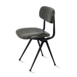 의자 리절트 거실 검은 안락의자 카페 CH53 곡선 1인 식탁의자 갈색 1인용